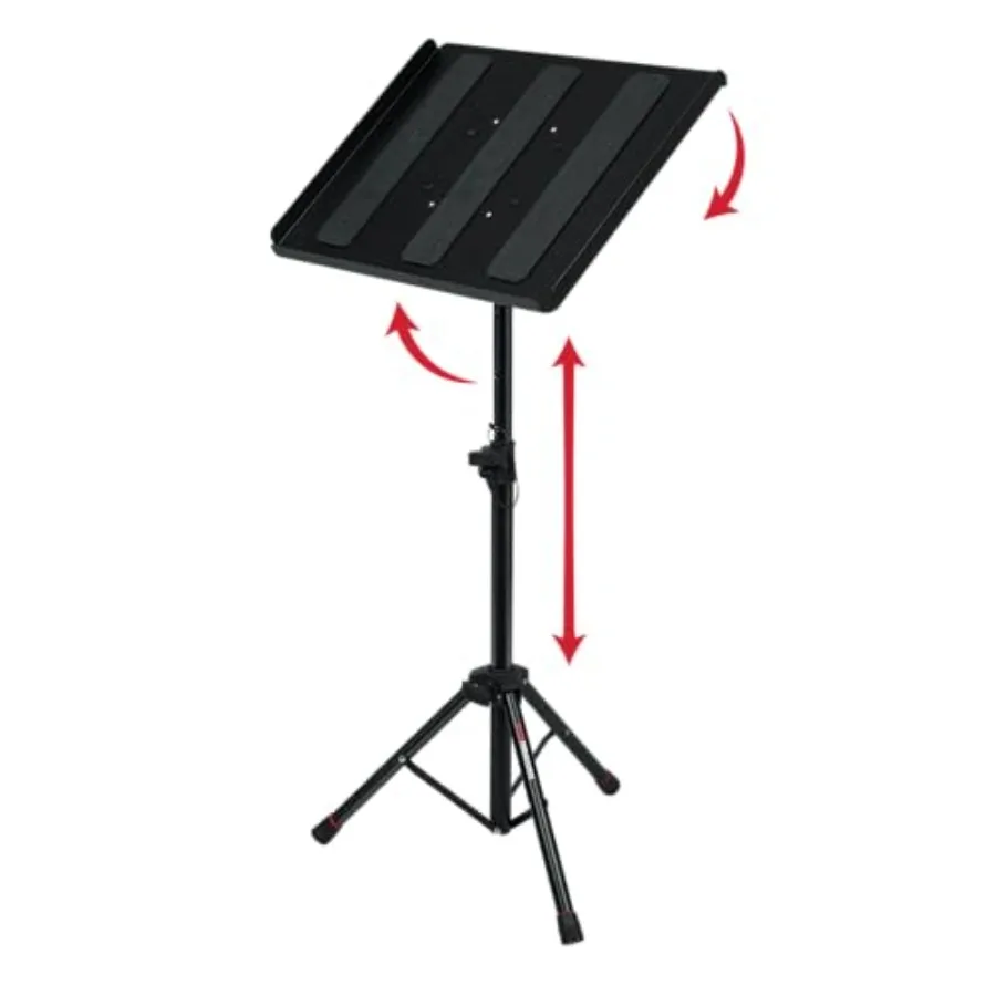 Multi-Media Gear Stand for Laptops and Samplers, Aluminum Alloy, Black, Adjustable Height 2844.5, VESA 100x100 Compatible
Multi-Media Gear Stand for Laptops and Samplers, Aluminum Alloy, Black, Adjustable Height 2844.5, VESA 100x100 Compatible