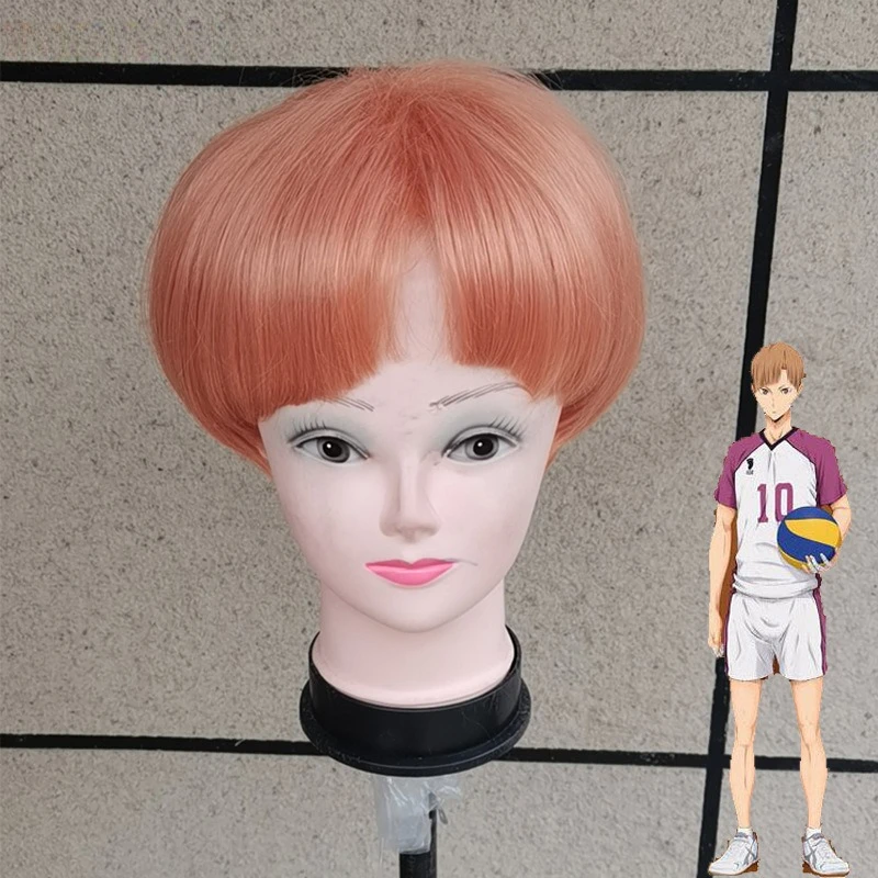 Japanese Anime, Volleyball Teenager, Shirabu Kenjiro Cos Wig, High Temperature Silk Hood 
Japanese Anime, Volleyball Teenager, Shirabu Kenjiro Cos Wig, High Temperature Silk Hood