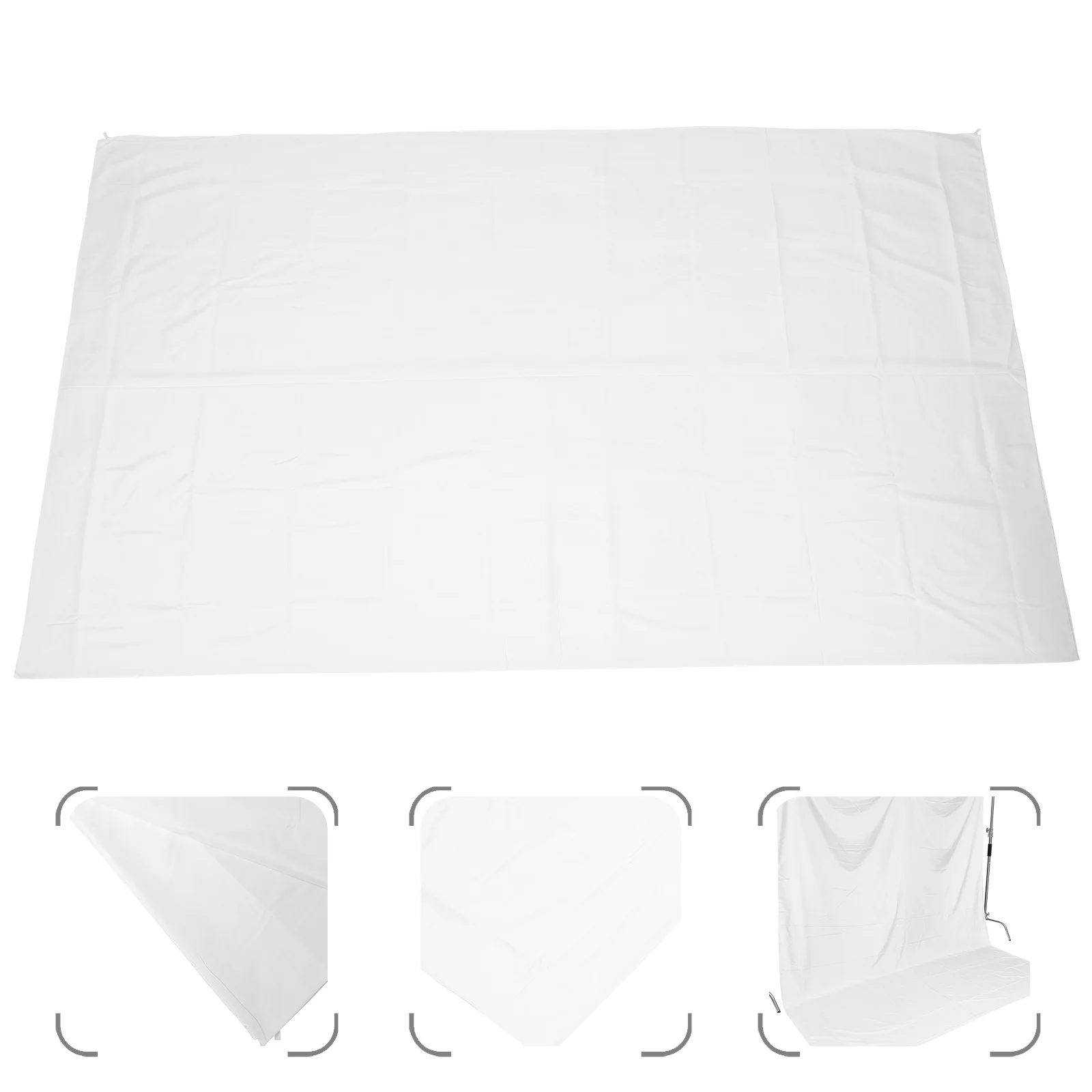 Photography Background Cloth Elegant White Backdrop Supplies Reusable Modern Scene Prop
Photography Background Cloth Elegant White Backdrop Supplies Reusable Modern Scene Prop