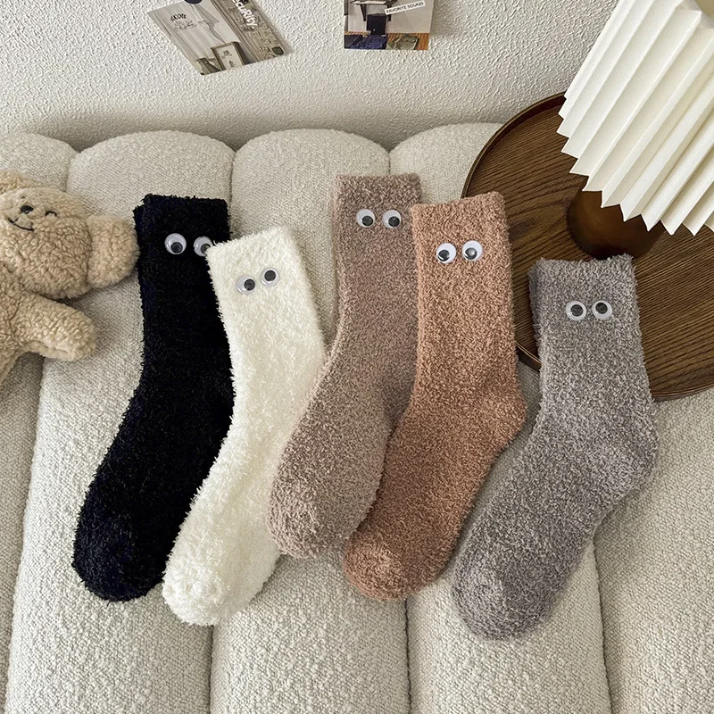 2 Pairs of Thick Coral Fleece Women's Mid Sleeve Comfortable and Warm Winter Socks Home Floor Socks Sleep Fluffy Socks
2 Pairs of Thick Coral Fleece Women's Mid Sleeve Comfortable and Warm Winter Socks Home Floor Socks Sleep Fluffy Socks