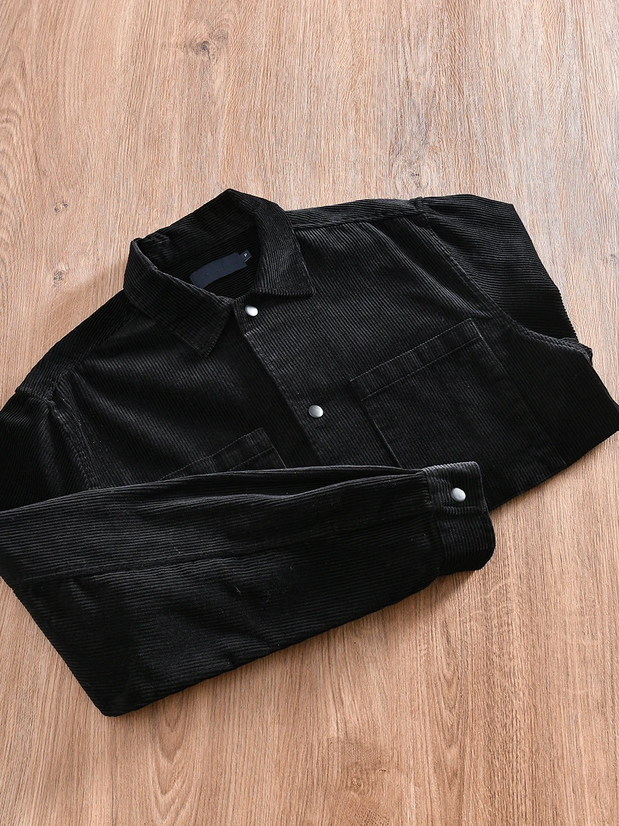 Cotton Work Shirt Jacket Loose Casual Men's Autumn Spring Season Corduroy Outerwear Fashionable Youth Standard Fit Long Sleeve
Cotton Work Shirt Jacket Loose Casual Men's Autumn Spring Season Corduroy Outerwear Fashionable Youth Standard Fit Long Sleeve