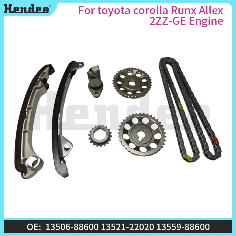 For Toyota Corolla Runx Allex 2ZZ-GE Engine Timing Chain Kit,High-quality Automotive Parts OE:13506-88600,13523-22020
For Toyota Corolla Runx Allex 2ZZ-GE Engine Timing Chain Kit,High-quality Automotive Parts OE:13506-88600,13523-22020
