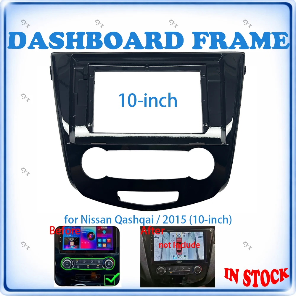 Car Radio Fascia Frame For Nissan Qashqai 2015 10 inch With Canbus Decoder & Wiring Harness Car Accessories Plug & Play
Car Radio Fascia Frame For Nissan Qashqai 2015 10 inch With Canbus Decoder & Wiring Harness Car Accessories Plug & Play