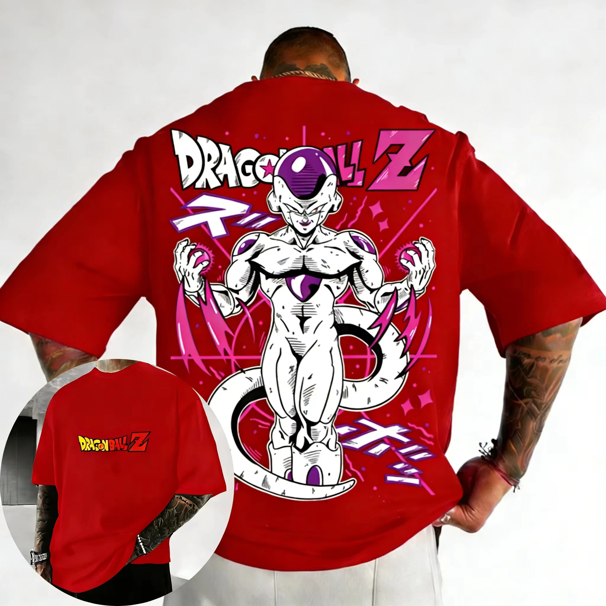Dragon Ball Trendy Hot Items Anime Cotton T-shirt Summer Frieza Color Printed Men's Women's Harajuku Large Parent Child Top
Dragon Ball Trendy Hot Items Anime Cotton T-shirt Summer Frieza Color Printed Men's Women's Harajuku Large Parent Child Top