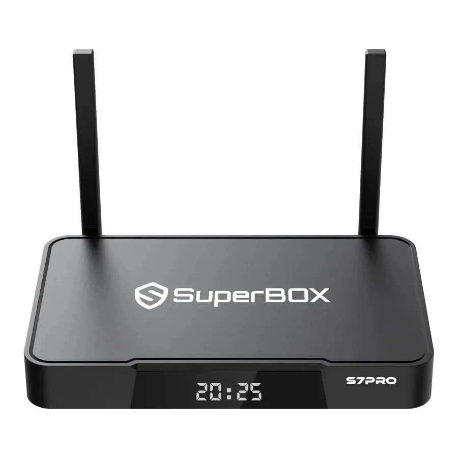 SuperBox S7 pro Fully Loaded 2025 Newest 4G+32G Powerful Box Time Shift Super Powerful TV Box with Voice Control Ideal for Home
SuperBox S7 pro Fully Loaded 2025 Newest 4G+32G Powerful Box Time Shift Super Powerful TV Box with Voice Control Ideal for Home