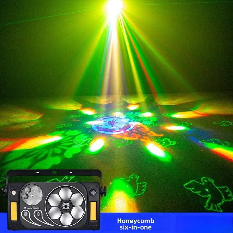 Bee's eye six-in-one pattern light ktv ambient light entertainment colorful rotating dance table light flash
Bee's eye six-in-one pattern light ktv ambient light entertainment colorful rotating dance table light flash