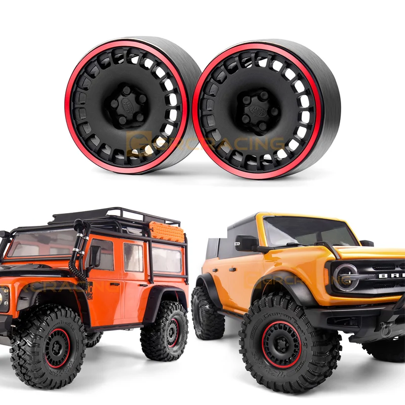 CNC 1.9-inch Aluminum Alloy Wheel Simulation Wheel Hub for 1/8 1/10 RC Crawler Car Traxxas TRX4 Defender Bronco AXIAL SCX10 Part
CNC 1.9-inch Aluminum Alloy Wheel Simulation Wheel Hub for 1/8 1/10 RC Crawler Car Traxxas TRX4 Defender Bronco AXIAL SCX10 Part