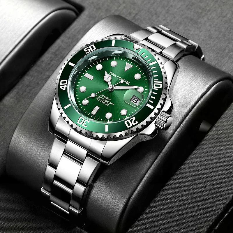 Mens Mechanical Watch Automatic Wristwatch Diver Luxury Waterproof Uhr Herren Mechanische Uhren Automatik Armbanduhr Taucheruhr
Mens Mechanical Watch Automatic Wristwatch Diver Luxury Waterproof Uhr Herren Mechanische Uhren Automatik Armbanduhr Taucheruhr