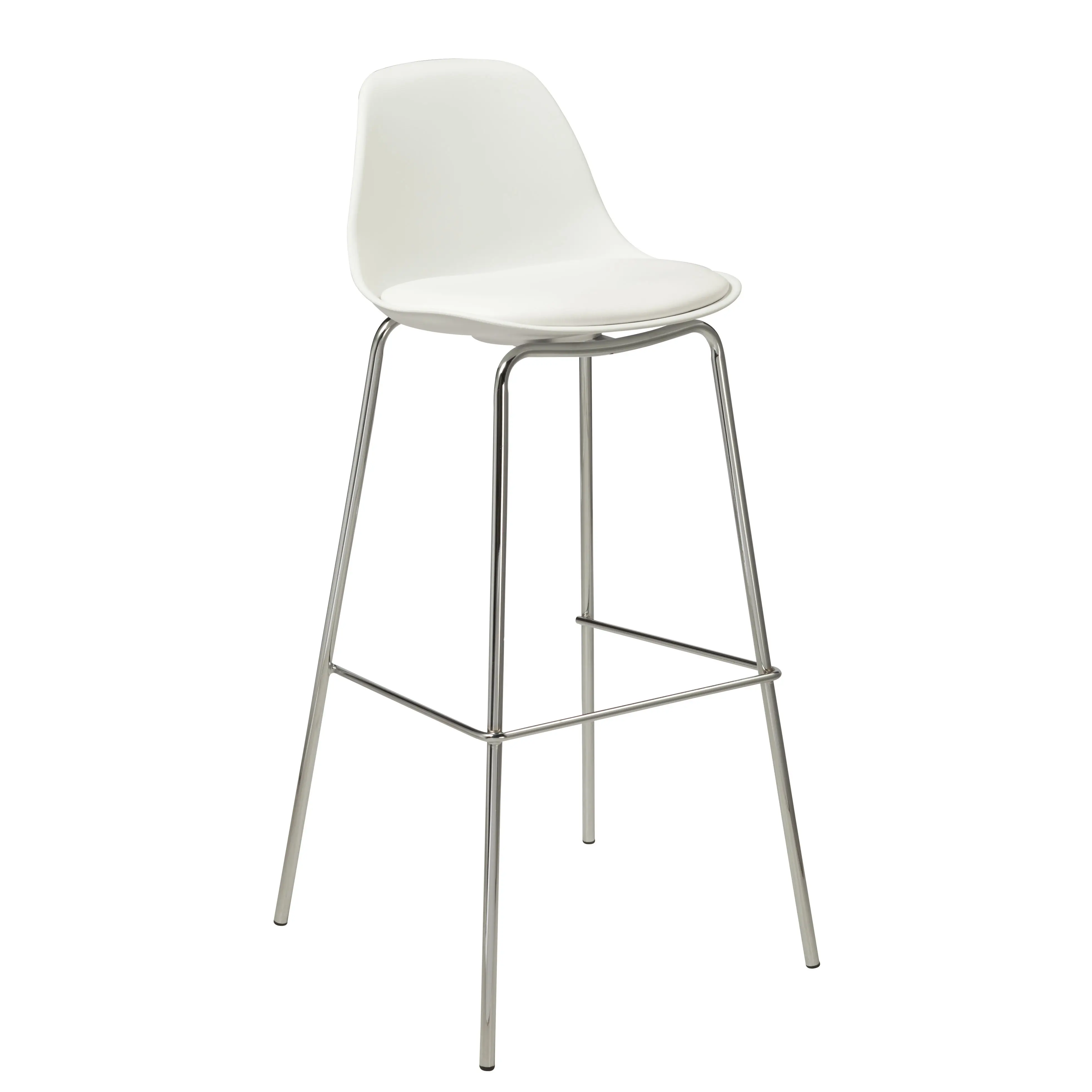 Customizable Nordic Commercial Furniture Metal Tall Chair Modern bar Stool Chairs 
Customizable Nordic Commercial Furniture Metal Tall Chair Modern bar Stool Chairs