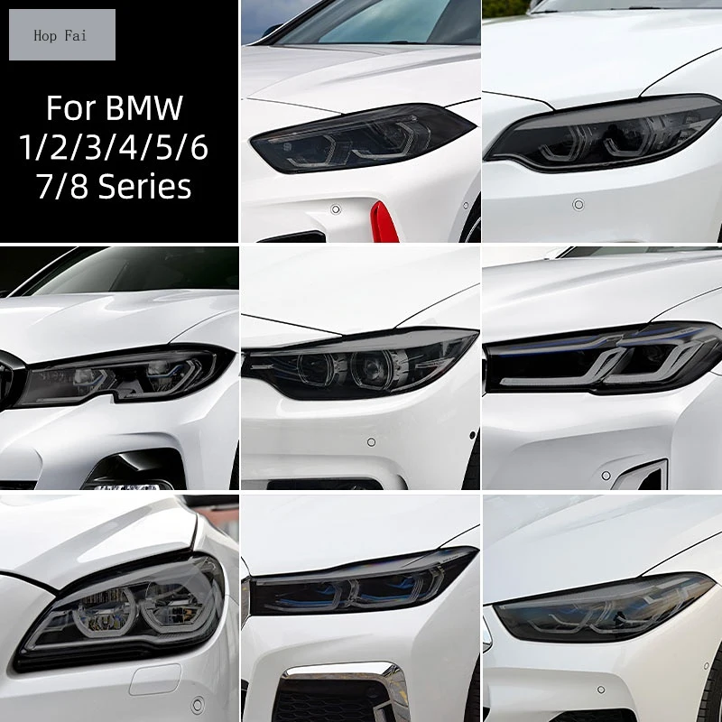 Smoked Black TPU Sticker Car Headlight Protective Film For BMW F40 F22 F44 F30 F31 G20 F34 F32 F36 F10 G30 F06 F07 F12 F01 G11
Smoked Black TPU Sticker Car Headlight Protective Film For BMW F40 F22 F44 F30 F31 G20 F34 F32 F36 F10 G30 F06 F07 F12 F01 G11