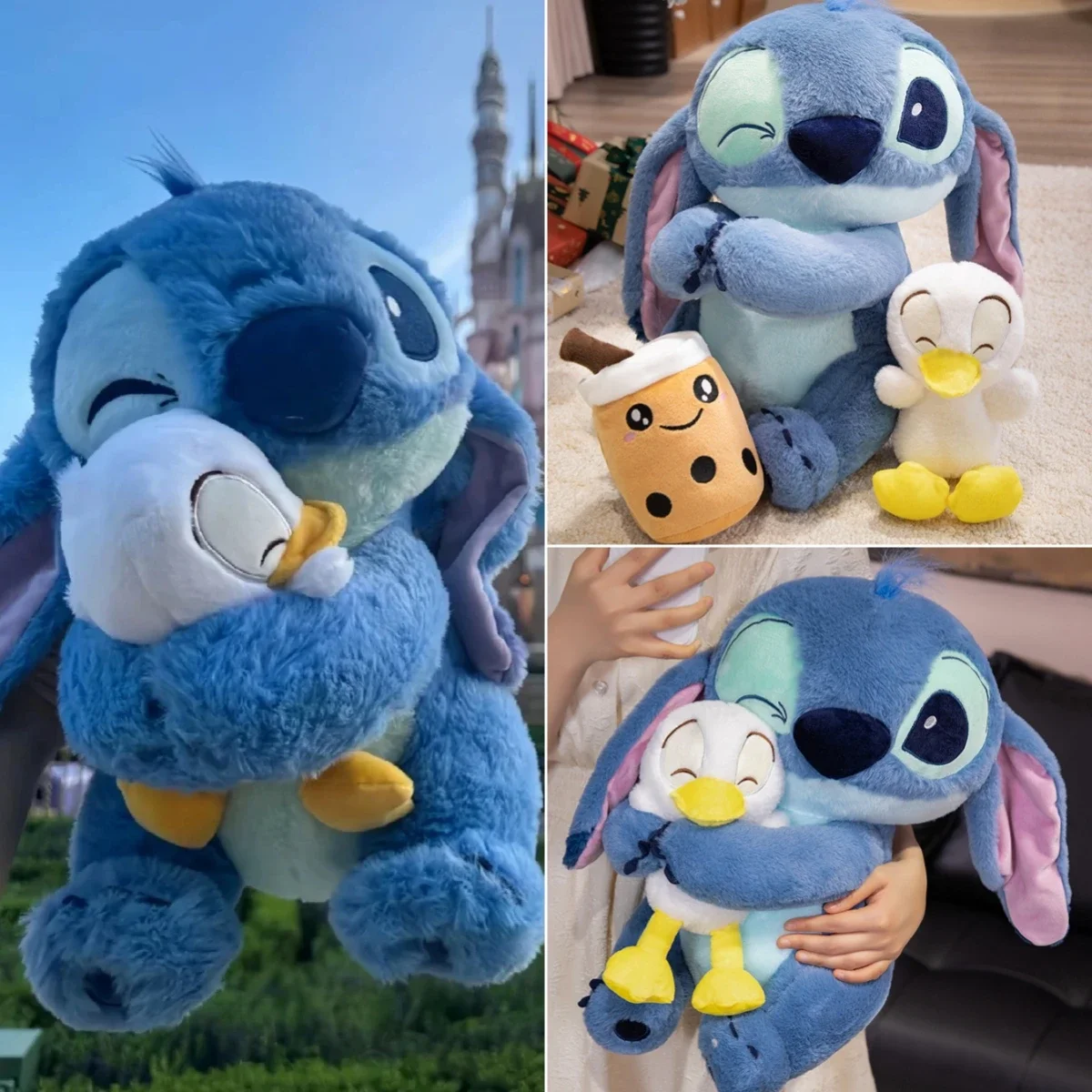 Lovely Disney Stitch Plush Doll Soft Stuffed Stitch Toy with Duck Bubble Tea Sofa Bed Pillow Sleeping Plushies Xmas Gifts Girl
Lovely Disney Stitch Plush Doll Soft Stuffed Stitch Toy with Duck Bubble Tea Sofa Bed Pillow Sleeping Plushies Xmas Gifts Girl
