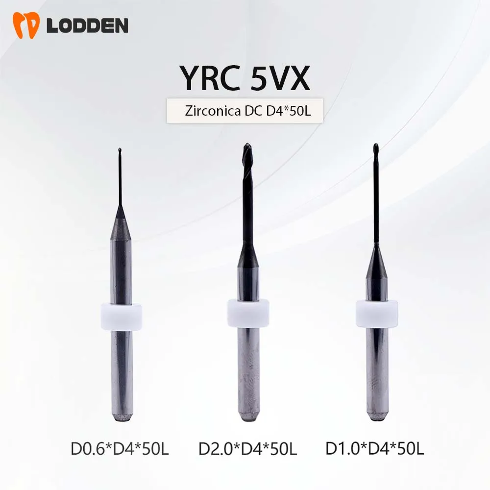 Стоматологический циркониевый станок Lab Yucera YRC-5X Фрезерные боры для циркония D4*50L Резак Стоматологические сверла Материал 1,0/2,0/0,6
Стоматологический циркониевый станок Lab Yucera YRC-5X Фрезерные боры для циркония D4*50L Резак Стоматологические сверла Материал 1,0/2,0/0,6