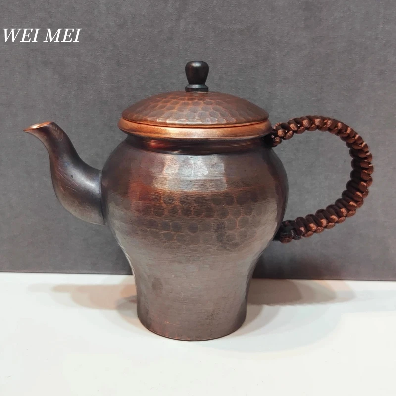 Небольшой винтажный чайник из чистой меди, походный походный 300 мл с крышкой, чайник для кипячения и заваривание кофе, горшок уникальной формы, посуда
Небольшой винтажный чайник из чистой меди, походный походный 300 мл с крышкой, чайник для кипячения и заваривание кофе, горшок уникальной формы, посуда