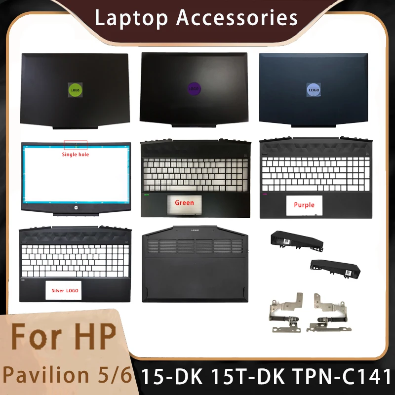 New For HP Pavilion 5/6 15-DK 15T-DK TPN-C141;Replacement Laptop Accessories Lcd Back Cover/Palmrest/Bottom With LOGO
New For HP Pavilion 5/6 15-DK 15T-DK TPN-C141;Replacement Laptop Accessories Lcd Back Cover/Palmrest/Bottom With LOGO