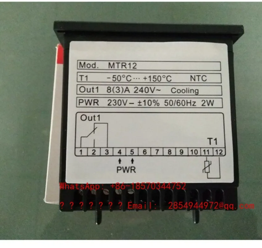 MTR12 Temperature Control Meter Digital Display Intelligent Thermostat Special Temperature Meter for Chiller
MTR12 Temperature Control Meter Digital Display Intelligent Thermostat Special Temperature Meter for Chiller