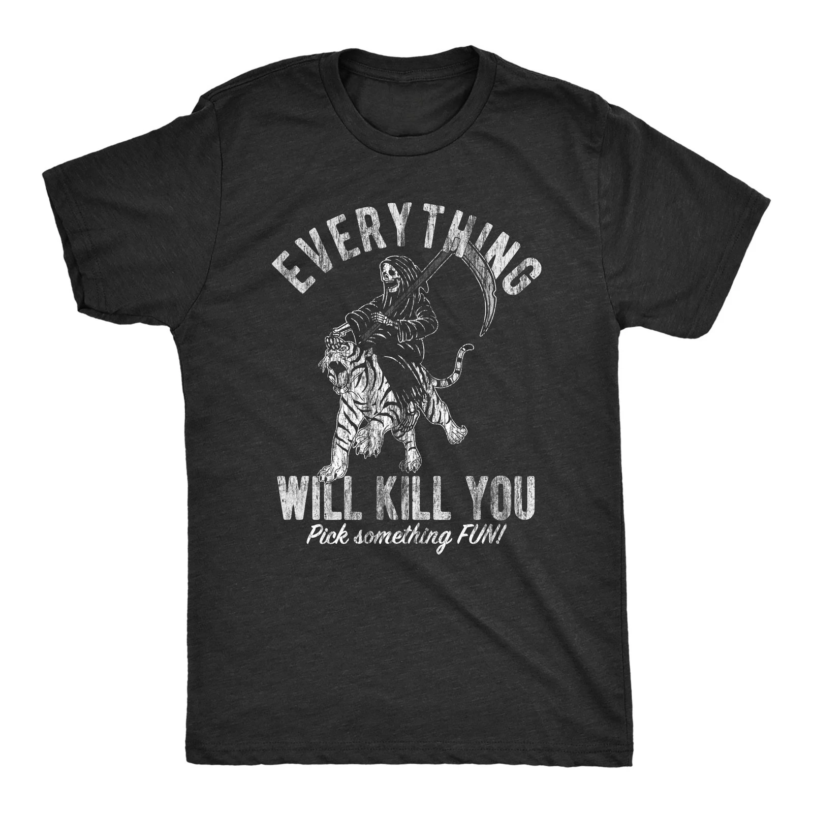 Мужская футболка «Все будет убить тебя» Забавная футболка Grim Reaper Death Joke Guys с коротким рукавом Мужчины Женщины Летняя хлопковая футболка с круглым вырезом
Мужская футболка «Все будет убить тебя» Забавная футболка Grim Reaper Death Joke Guys с коротким рукавом Мужчины Женщины Летняя хлопковая футболка с круглым вырезом