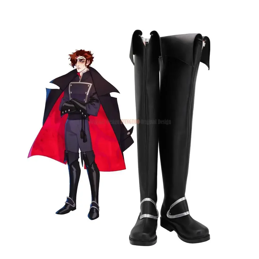 Черные кожаные туфли Джулиан Дьярак, игра Аркана, Джулиан Дьярак, ботинки для косплея, индивидуальный реквизит на Хэллоуин
Черные кожаные туфли Джулиан Дьярак, игра Аркана, Джулиан Дьярак, ботинки для косплея, индивидуальный реквизит на Хэллоуин