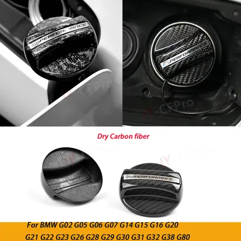 Dry Carbon fibe Fuel Tank Air Cap Trim Cover For BMW G02 G05 G06 G07 G14 G15 G16 G20 G21 G22 G23 G26 G28 G29 G30 G31 G32 G38 G80
