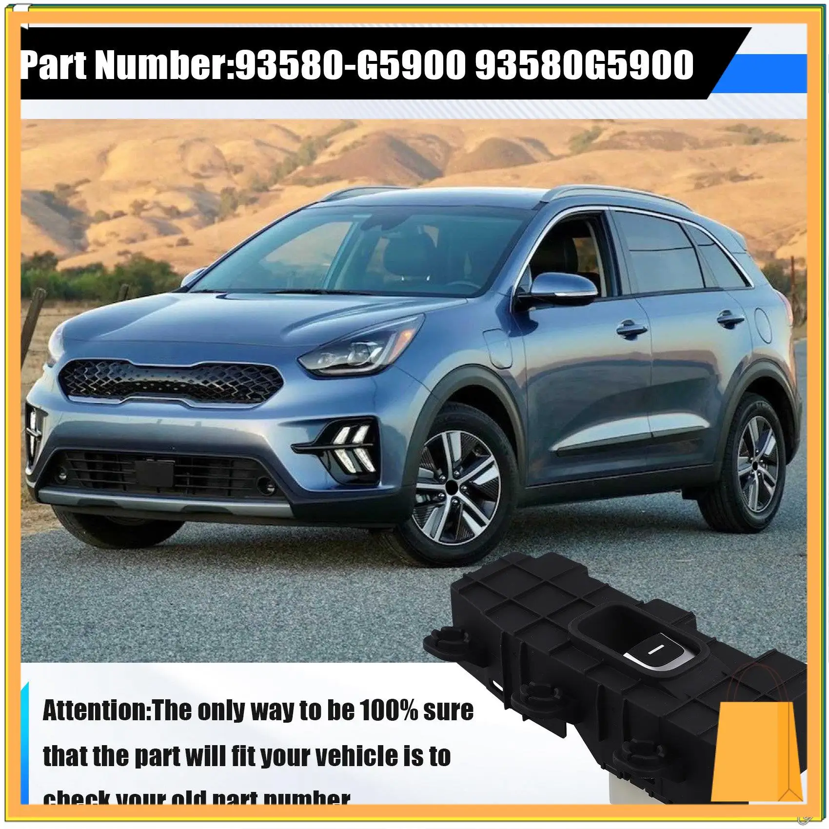Trending For Kia Niro 2017-2020 Car REAR Left Driver Side Power Window Switch 93580-G5900
Trending For Kia Niro 2017-2020 Car REAR Left Driver Side Power Window Switch 93580-G5900