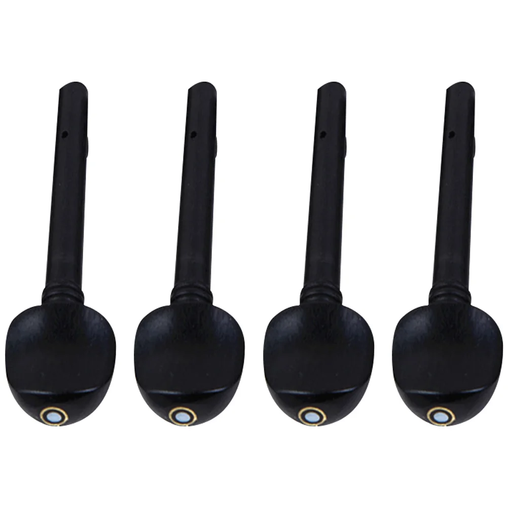 4Pcs Violin Tuning Pegs Ebony Crafts Professional Replacement Parts Sturdy Useful Pegs for String Instrument Maintenance
4Pcs Violin Tuning Pegs Ebony Crafts Professional Replacement Parts Sturdy Useful Pegs for String Instrument Maintenance