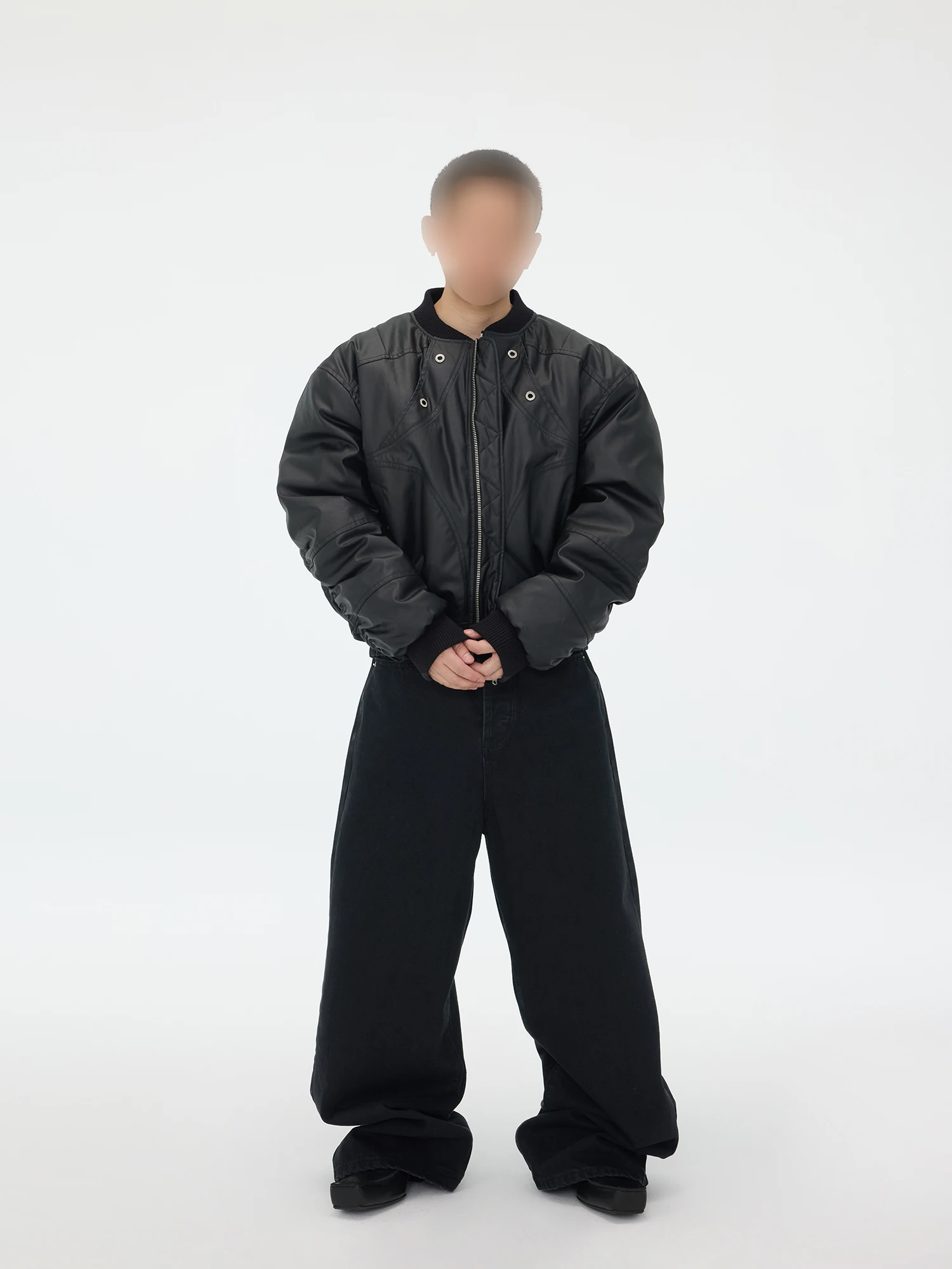 ASTT 25FW Bla Carp Four-star Divide Bru Wax Bomber Loose Wide oulder ort Thiened Cotton Jaet Youth Faion Warmth
ASTT 25FW Bla Carp Four-star Divide Bru Wax Bomber Loose Wide oulder ort Thiened Cotton Jaet Youth Faion Warmth