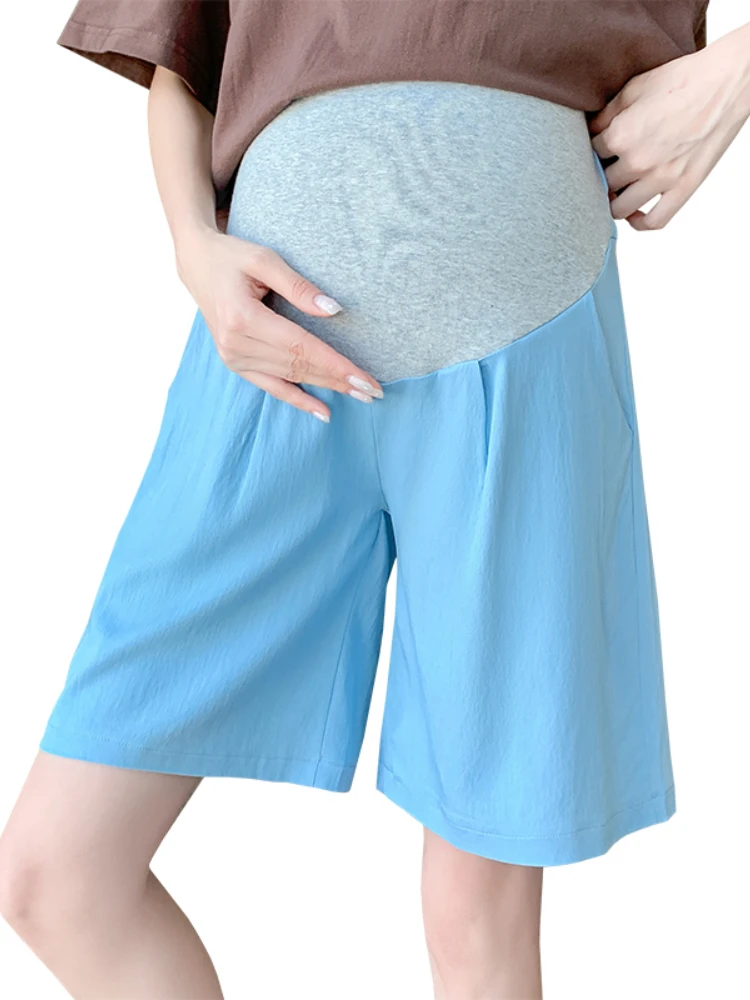 2024 Summer Loose Casual Pregnancy Clothes High Waist Knee-length Wide Legs Thin Maternity Jeans Pregnant Woman Denim Shorts
2024 Summer Loose Casual Pregnancy Clothes High Waist Knee-length Wide Legs Thin Maternity Jeans Pregnant Woman Denim Shorts