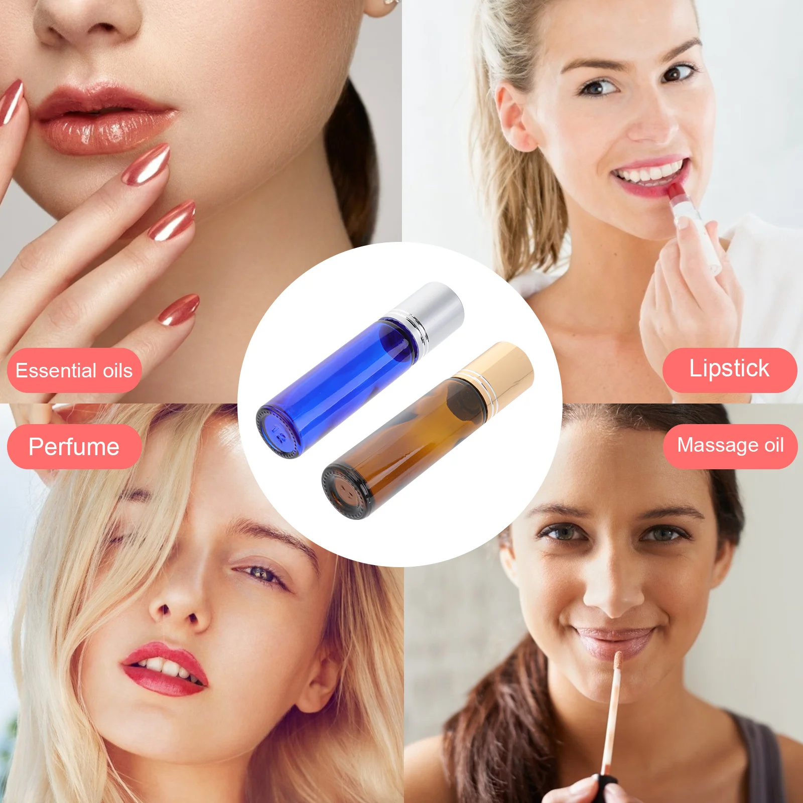 8Pcs Roll on Bottles Essential Oil Glass Bottles 10ml Refillable Stainless Steel Roller Aromatherapy Perfume Oil Roller Bottle
8Pcs Roll on Bottles Essential Oil Glass Bottles 10ml Refillable Stainless Steel Roller Aromatherapy Perfume Oil Roller Bottle