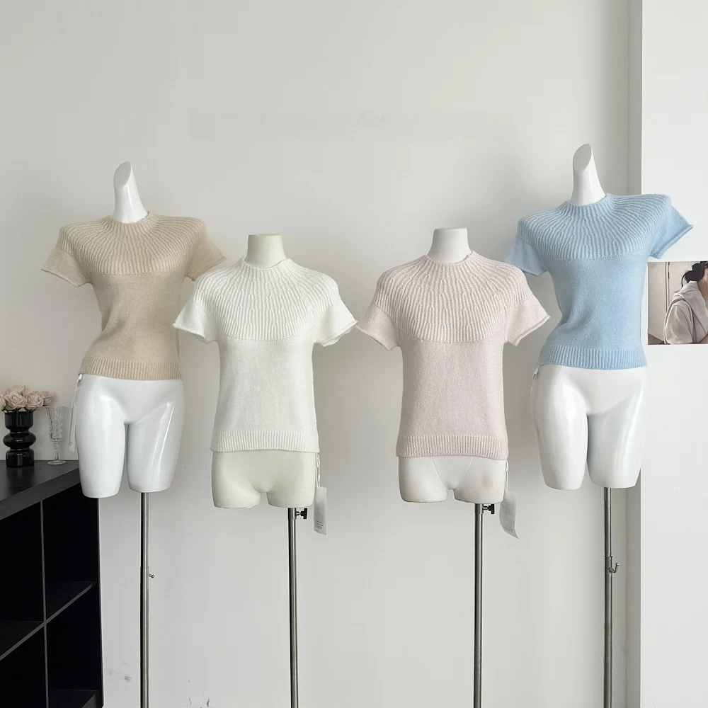Spring 2026 Women's Airy Knitwear Fly Sve Soft Ribbed Camere ort Sve Top Versatile Comfortable Bright Tead Detail
Spring 2026 Women's Airy Knitwear Fly Sve Soft Ribbed Camere ort Sve Top Versatile Comfortable Bright Tead Detail