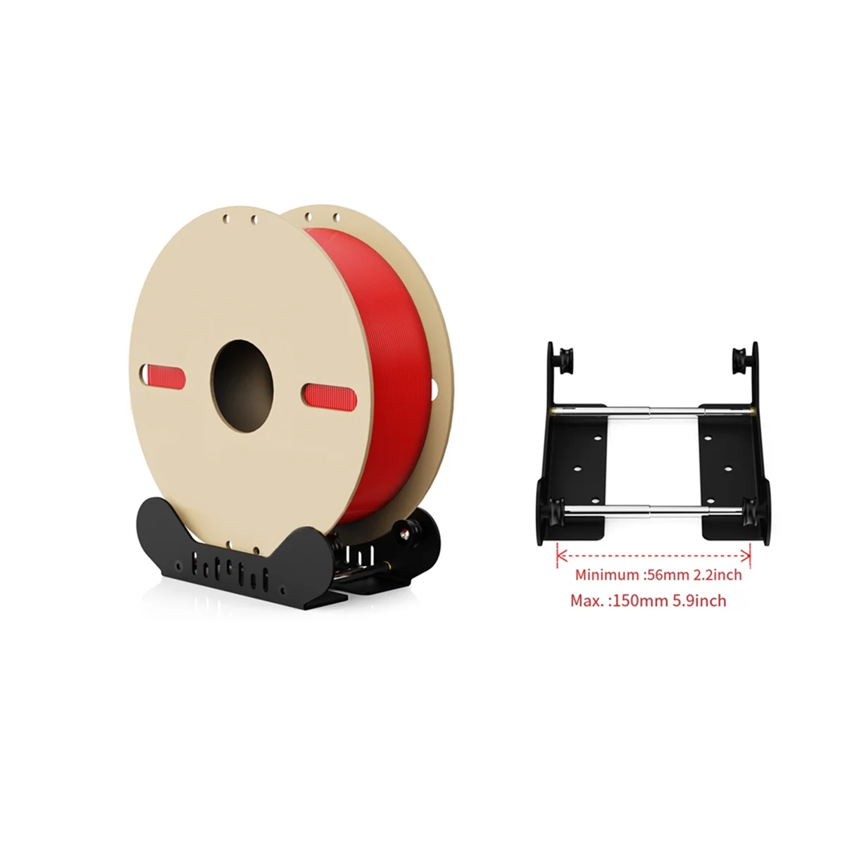 1kg to 5kg 3D Printer Filament Holder Precision Adjustable Mount Rack for Filament Spools Bracket 3D Printer Accessories
1kg to 5kg 3D Printer Filament Holder Precision Adjustable Mount Rack for Filament Spools Bracket 3D Printer Accessories