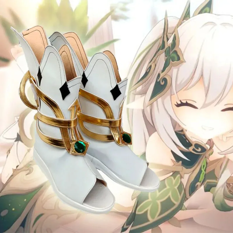2025 aaa Game Genshin Impact Cosplay Shoes Lesser Lord Kusanali Sumeru Nahida Role Play Boots Halloween Party Clothes Pro
2025 aaa Game Genshin Impact Cosplay Shoes Lesser Lord Kusanali Sumeru Nahida Role Play Boots Halloween Party Clothes Pro