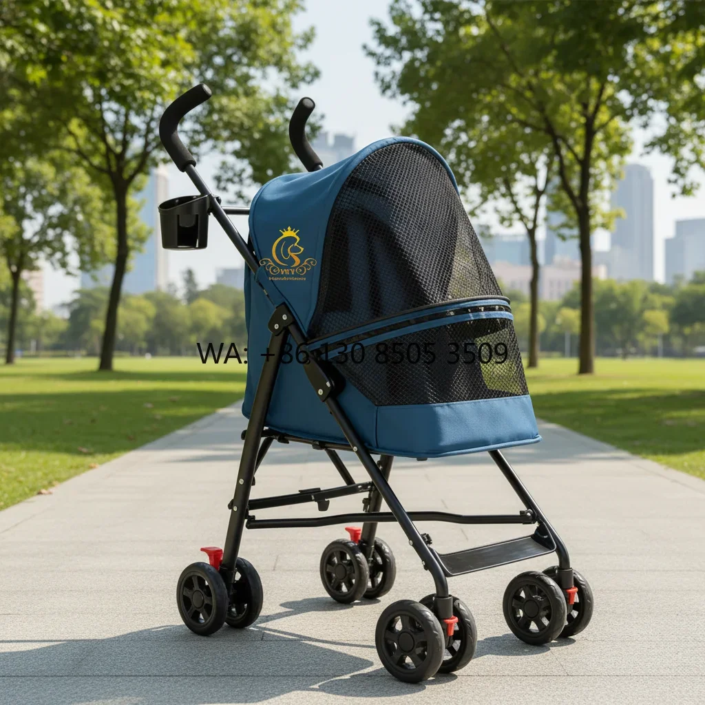 Premium Pet Stroller Quick Release Front Wheels Breathable Mesh Iron Pipe Frame Dog Cat Stroller (Max Load 15kg)
Premium Pet Stroller Quick Release Front Wheels Breathable Mesh Iron Pipe Frame Dog Cat Stroller (Max Load 15kg)