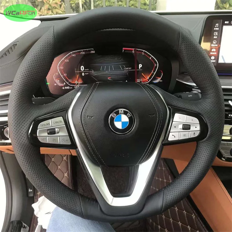 Car Steering Wheel Braid Custom Anti-Slip leather Cover For BMW i4 G01 G02 G05 G06 G07 G11 G12 G20 G22 G23 G26 G29 G30 G31 G32
Car Steering Wheel Braid Custom Anti-Slip leather Cover For BMW i4 G01 G02 G05 G06 G07 G11 G12 G20 G22 G23 G26 G29 G30 G31 G32