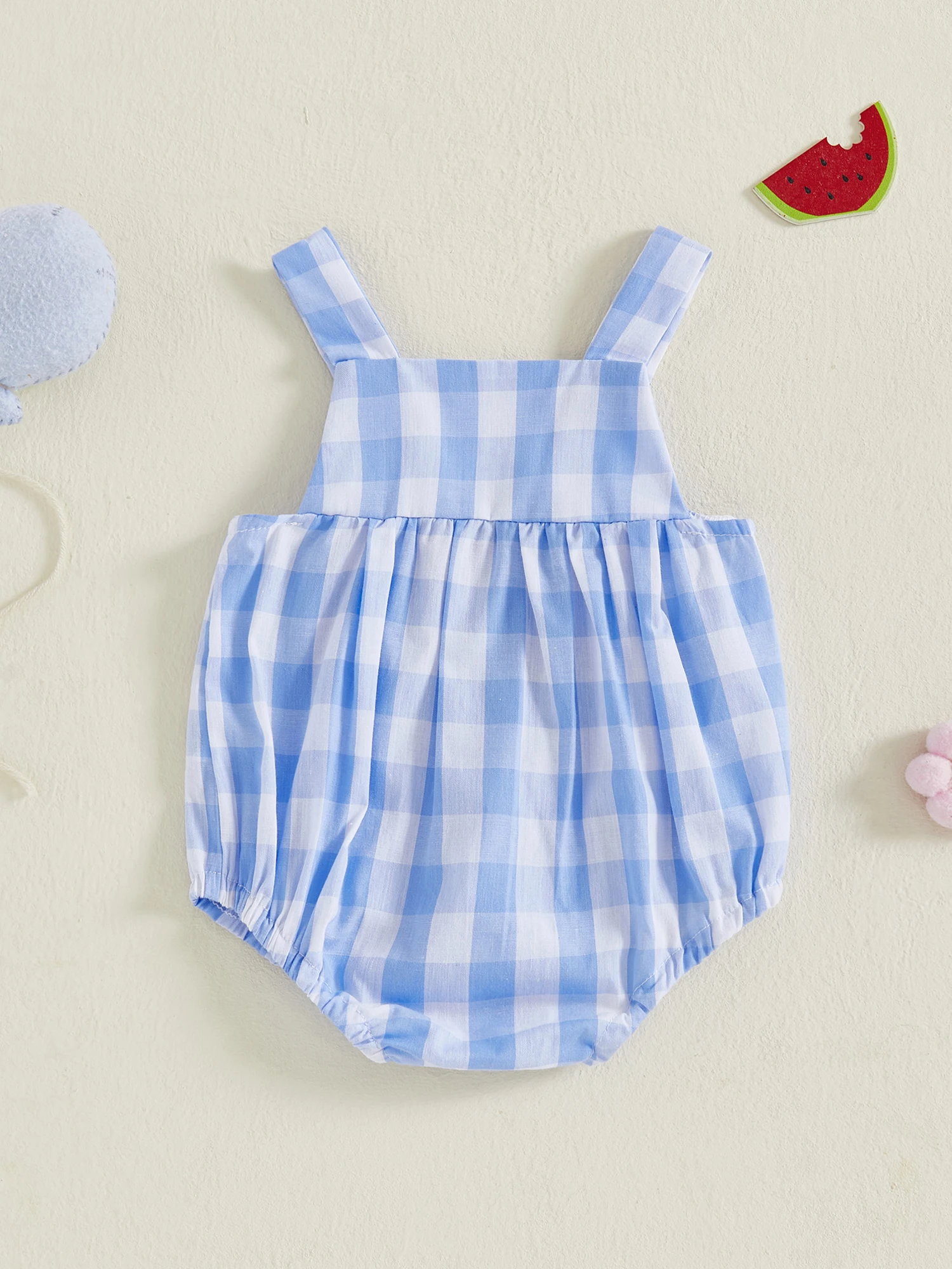Toddler Girl Cute Floral Print Sleeveless Romper Baby Summer Jumpsuit Infant Loose Fit Watermelon Embroidery Overalls
Toddler Girl Cute Floral Print Sleeveless Romper Baby Summer Jumpsuit Infant Loose Fit Watermelon Embroidery Overalls