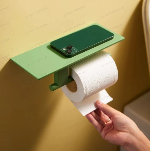 Toilet Paper Holder Gun Gray Non Perforated Phone Holder Wall Mounted Roll Paper Storage Rack
Toilet Paper Holder Gun Gray Non Perforated Phone Holder Wall Mounted Roll Paper Storage Rack