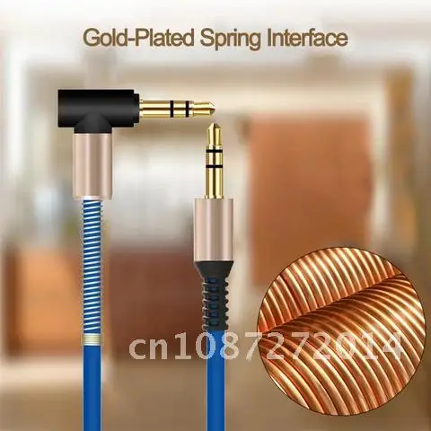 Gold Plated 3.5mm Jack Audio Cable Male to Male Spring Car AUX Cable for JBL Headphones Samsung Speaker Cables 3.5mm Cord
Gold Plated 3.5mm Jack Audio Cable Male to Male Spring Car AUX Cable for JBL Headphones Samsung Speaker Cables 3.5mm Cord