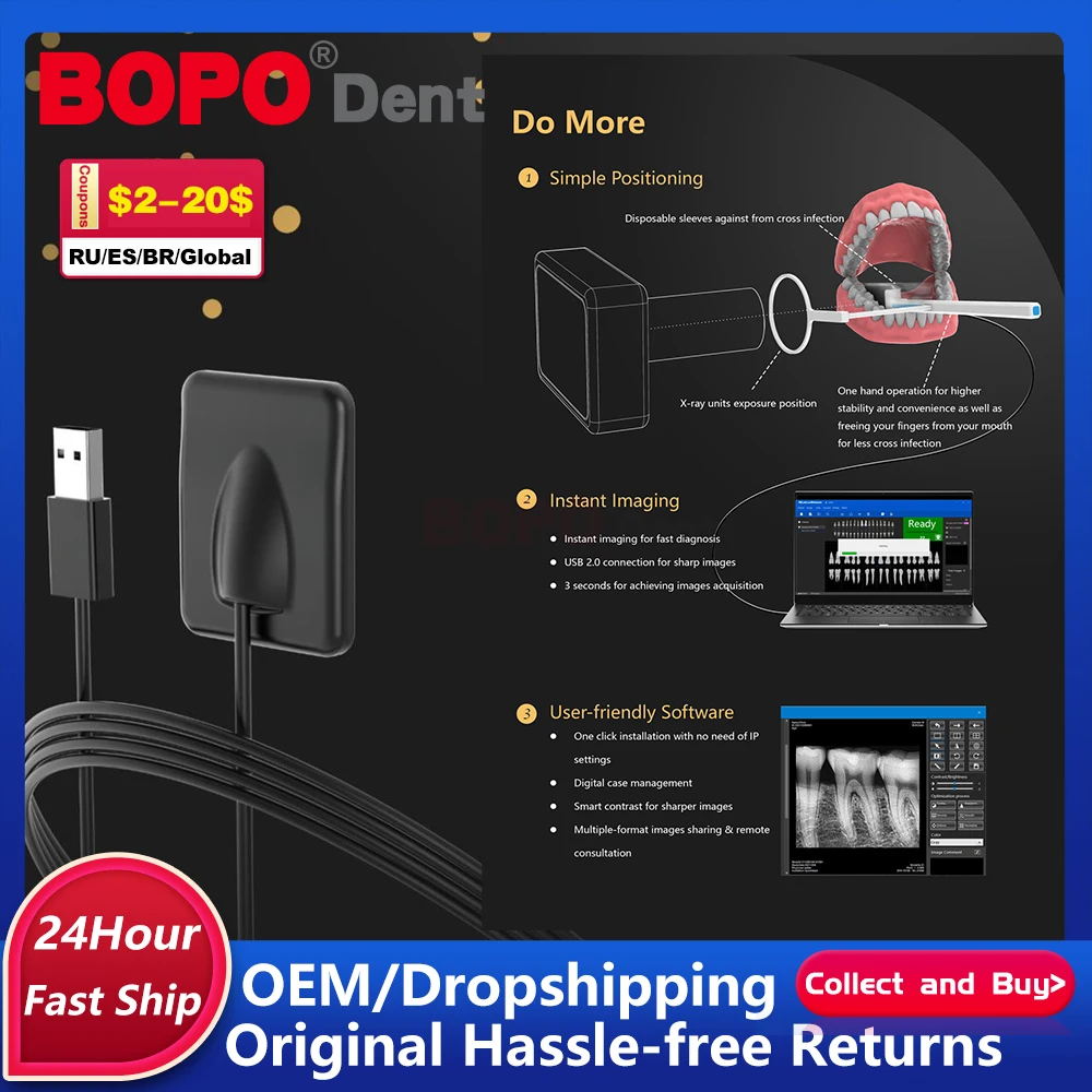 Dental Dental Sensor X-Ray High Frequency Digital Sensor Fast Transmission RVG Sensor Intraoral lmaging System rayo x portatil
Dental Dental Sensor X-Ray High Frequency Digital Sensor Fast Transmission RVG Sensor Intraoral lmaging System rayo x portatil