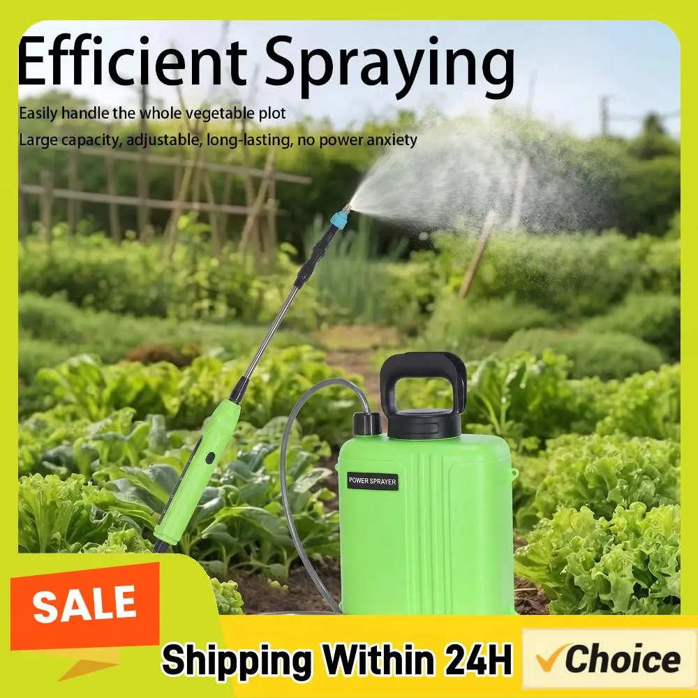 6/8L Battery Powered Sprayer with USB Rechargeable Handle 3 Mist Nozzles Water Sprayer with Dual Spray Modes for Lawn Garden
6/8L Battery Powered Sprayer with USB Rechargeable Handle 3 Mist Nozzles Water Sprayer with Dual Spray Modes for Lawn Garden
