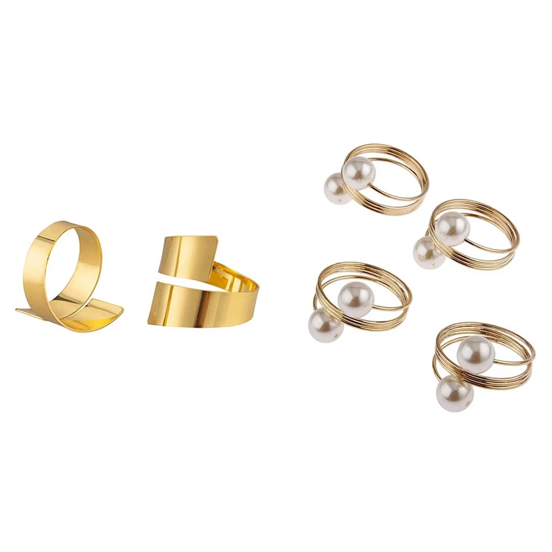 Premium-12Pcs Pearl Napkin Buckle Hoop Napkin Rings & 8 Pcs Napkin Rings Dinner Table Napkin Holders Alloy Napkin Rings
Premium-12Pcs Pearl Napkin Buckle Hoop Napkin Rings & 8 Pcs Napkin Rings Dinner Table Napkin Holders Alloy Napkin Rings