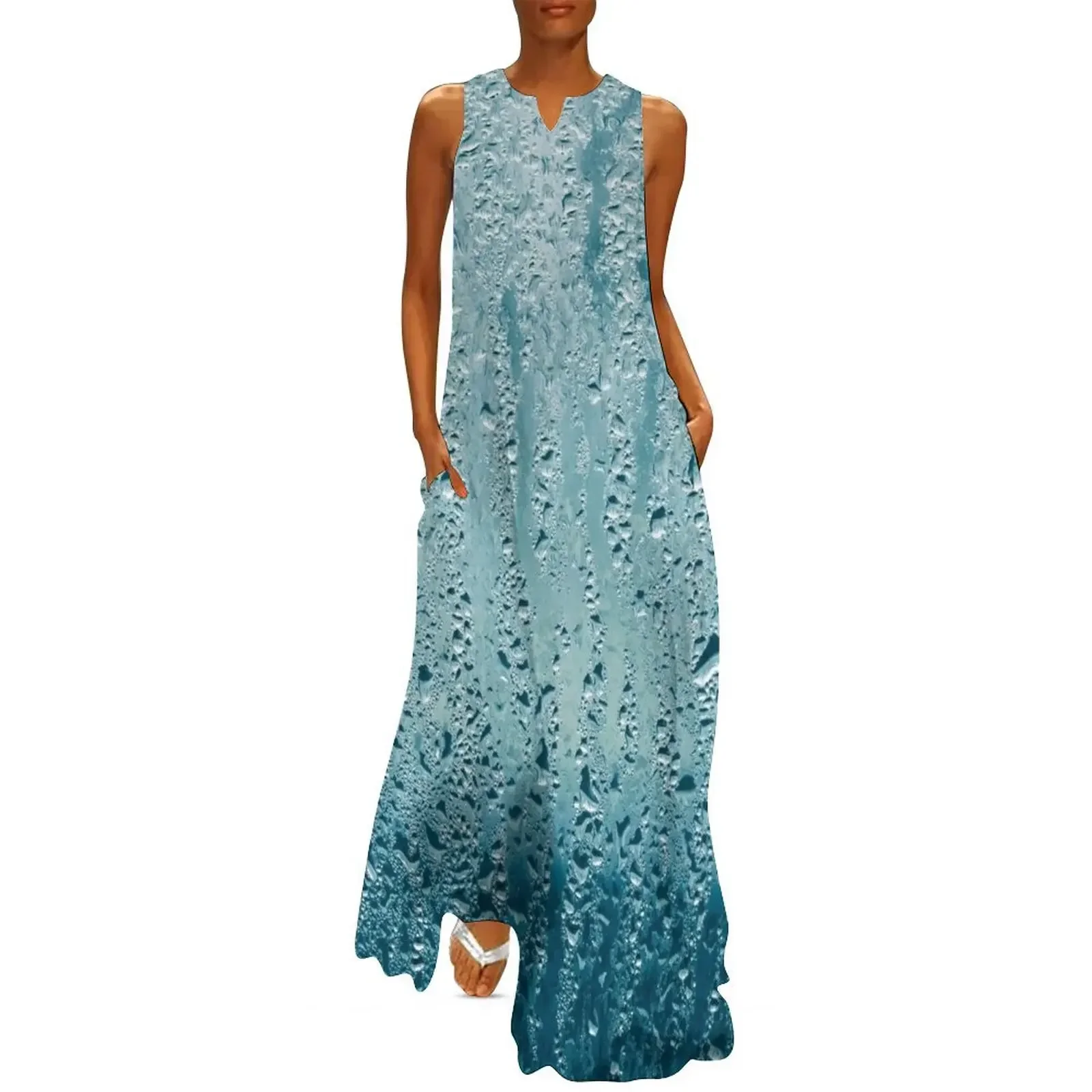 Water Droplets Rain On Glass Long Dress woman dress evening dresses luxury 2025 summer woman dress 2025 woman 
Water Droplets Rain On Glass Long Dress woman dress evening dresses luxury 2025 summer woman dress 2025 woman