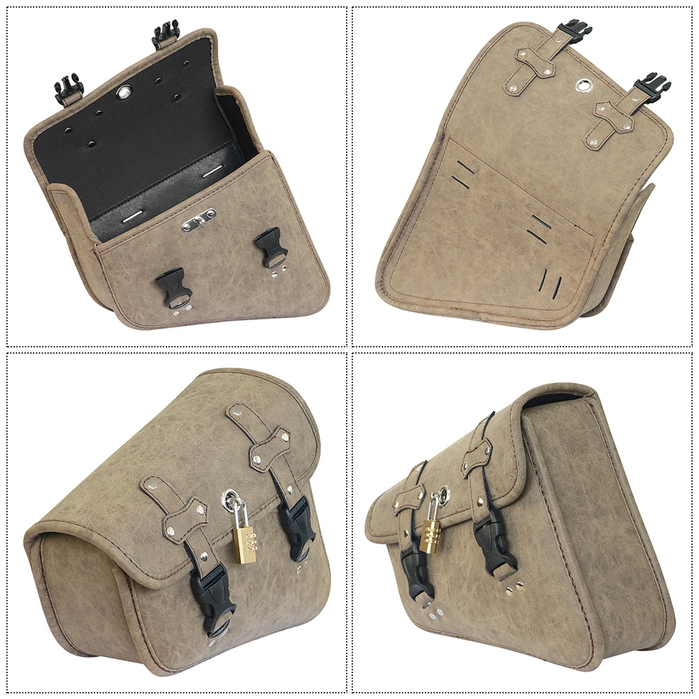 Motorcycle Swing Arm Bag Saddlebag for Softail Standard Dyna Low Rider Sport Glide - Solo Side Bags
Motorcycle Swing Arm Bag Saddlebag for Softail Standard Dyna Low Rider Sport Glide - Solo Side Bags