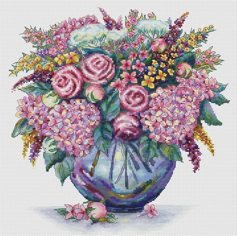 Beautiful vase bouquet Cross stich Kits Homfun Craft Cross Stich Painting Decorations for Home fun
Beautiful vase bouquet Cross stich Kits Homfun Craft Cross Stich Painting Decorations for Home fun
