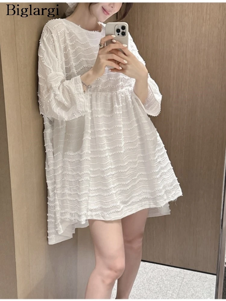 Summer T-Shirts Women Korean Style Loose Ruffle Pleated Ladies Blouses Fashion Sweet Woman T-Shirts
Summer T-Shirts Women Korean Style Loose Ruffle Pleated Ladies Blouses Fashion Sweet Woman T-Shirts