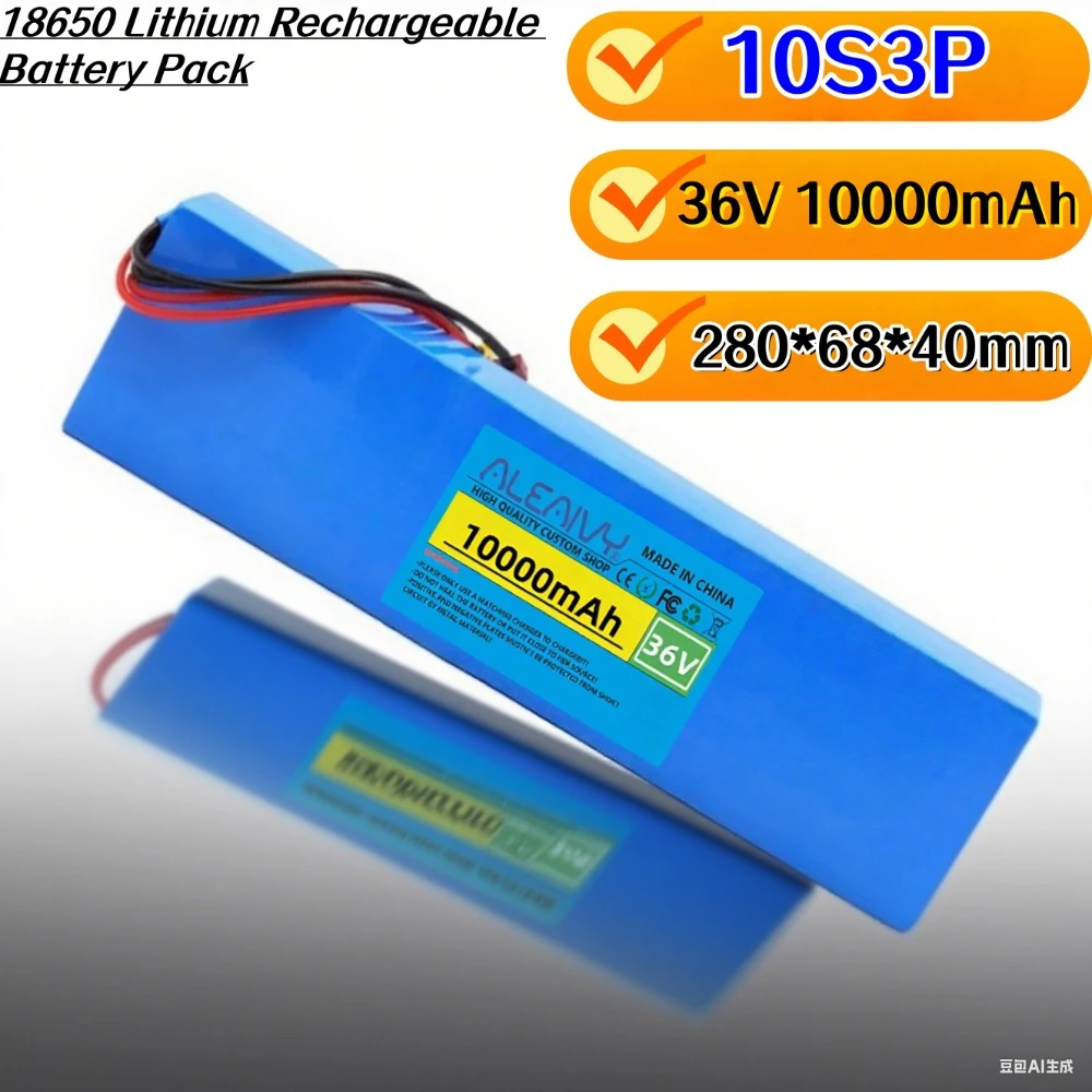 10S3P 36V 10000mAh Electric Scooter Lithium Battery 18650 battery pack 36V 10Ah Electric Scooter Electric Scooter Battery 36v.
10S3P 36V 10000mAh Electric Scooter Lithium Battery 18650 battery pack 36V 10Ah Electric Scooter Electric Scooter Battery 36v.