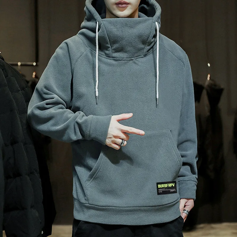 Thickened High Collar Sweatshirt Men's Spring Autumn Winter Loose Fit Hoodie Casual Long Sleeve Overhead Coat for Men
Thickened High Collar Sweatshirt Men's Spring Autumn Winter Loose Fit Hoodie Casual Long Sleeve Overhead Coat for Men