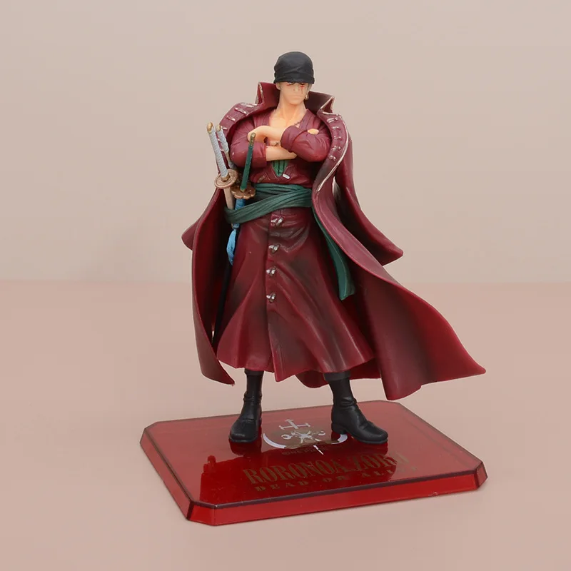 14cm One-Piece Anime Doll Red Clothed Solon Standing Pose Three Blade Swordsman Handheld Model Ornament
14cm One-Piece Anime Doll Red Clothed Solon Standing Pose Three Blade Swordsman Handheld Model Ornament
