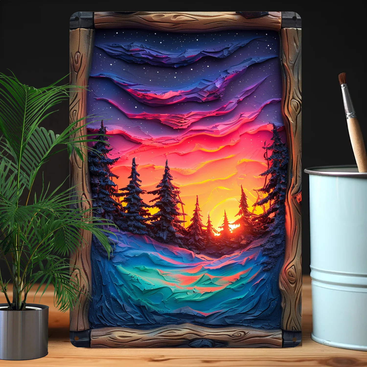 Northern Lights Art Piece, Metal Wall Decor for Home & Garden - Durable 2D Autumn Scene for Bedroom, Bathroom- Unique Gift Idea
Northern Lights Art Piece, Metal Wall Decor for Home & Garden - Durable 2D Autumn Scene for Bedroom, Bathroom- Unique Gift Idea