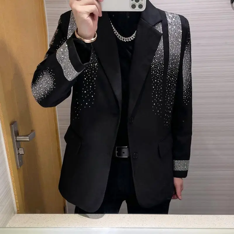 Luxury Starry Sky Blazer Suit Set For Men, Loose Korean Version, Elegant And Unique Suit For Party Wedding
Luxury Starry Sky Blazer Suit Set For Men, Loose Korean Version, Elegant And Unique Suit For Party Wedding