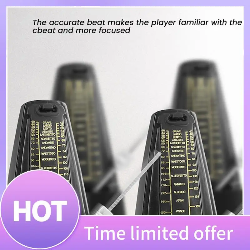 ABXI Mechanical Metronome Universal For Guitar Violin Piano Musical Instrument Practice Tool White Durable
ABXI Mechanical Metronome Universal For Guitar Violin Piano Musical Instrument Practice Tool White Durable