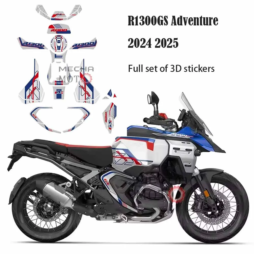For BMW R 1300 GS ADV R1300GS Adventure fuel tank sticker R 1300GSA 2024 2025 Accessories New 3D Sticker Complete Decal Kit
For BMW R 1300 GS ADV R1300GS Adventure fuel tank sticker R 1300GSA 2024 2025 Accessories New 3D Sticker Complete Decal Kit