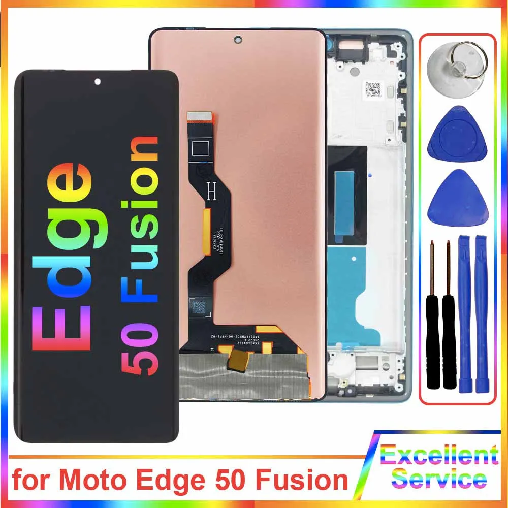 AMOLED LCD for Motorola Moto Edge 50 Fusion XT2429 LCD Display Touch Screen Digitizer Replacement for Moto Edge 50 Fusion LCD
AMOLED LCD for Motorola Moto Edge 50 Fusion XT2429 LCD Display Touch Screen Digitizer Replacement for Moto Edge 50 Fusion LCD